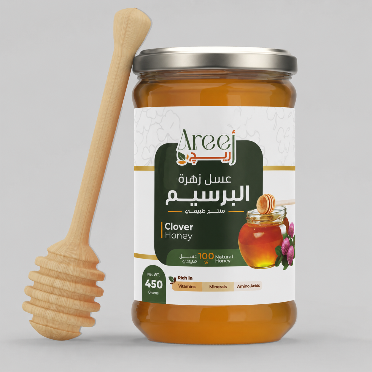 عسل نحل زهرة البرسيم